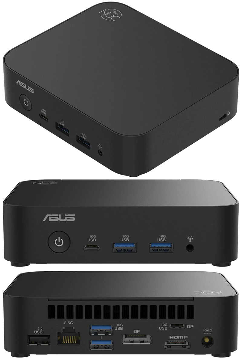ASUS NUC14MNK35 (Intel Intel N350, up to 3.90GHz, HDMI, 2x DP)