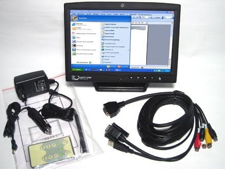 CTF1020<b>-SH</b> - VGA 10.2" TFT - Touchscreen USB - Video -  Autodimmer - Audio <b>(LED, 800nits) -TRANSFLEKTIV PRO-</b>