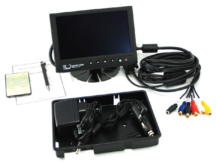 CTF400<b>-SL</b> - VGA 7" TFT - Touchscreen USB - PAL/NTSC - IR Remote - Autodimmer - Audio <b>[LED-Backlight] -TRANSFLECTIVE PRO-</b>