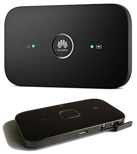 Huawei E5573s-320 WLAN Mobile Hotspot (3G/4G/LTE CAT4 150MBIT, schwarz, ohne SIMLOCK)