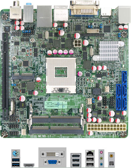 Jetway NC9BU-HM67 (Intel HM67)