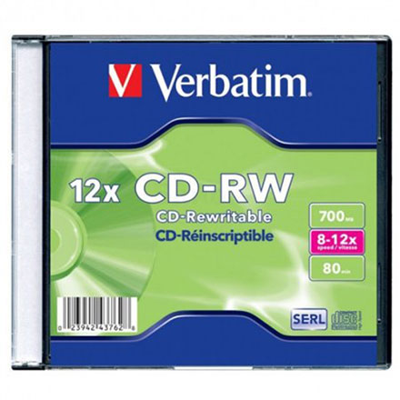 10x Verbatim 43762 (CD-RW 8-12x)